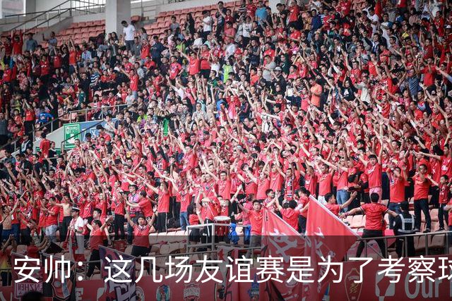 安帅：这几场友谊赛是为了考察球员，但不是对他们的考试